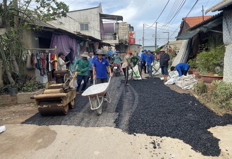 UBMT Nhơn Mỹ làm tốt công tác tuyên truyền - vận động Nhân dân