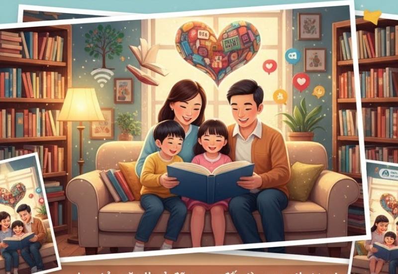 Hội thi gia đình đọc sách – gắn kết yêu thương