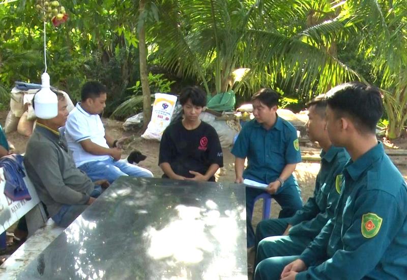 Thanh niên Nhơn Mỹ háo hức nhận lệnh khám sức khỏe lần 2