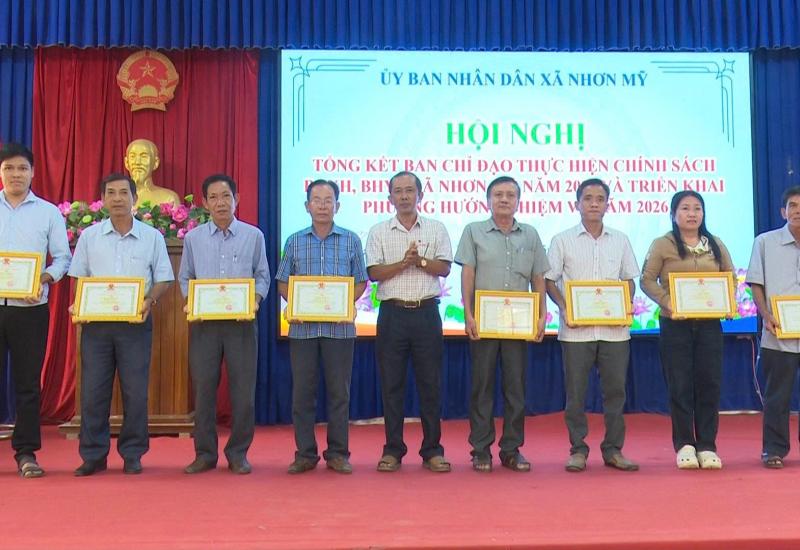 Nhơn Mỹ tổng kết công tác thực hiện chính sách Bảo hiểm xã hội - Bảo hiểm y tế năm 2025