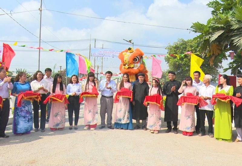 Nhơn Mỹ khánh thành cầu Trần Quang Văn và Phạm Văn Khuôn