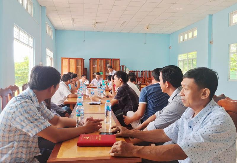 Nhơn Mỹ họp bốc thăm thi đấu Đại hội Thể dục thể thao giai đoạn 2