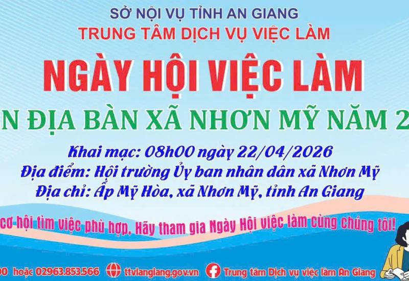 Nhơn Mỹ triển khai kế hoạch tổ chức Ngày hội việc làm trên địa bàn xã Nhơn Mỹ năm 2026