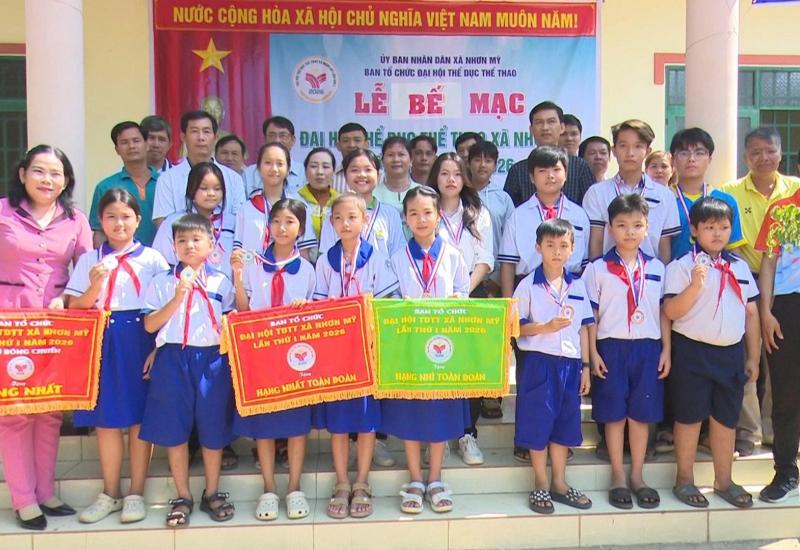 Nhơn Mỹ bế mạc Đaị hội Thể dục Thể thao xã lần thứ I năm 2026