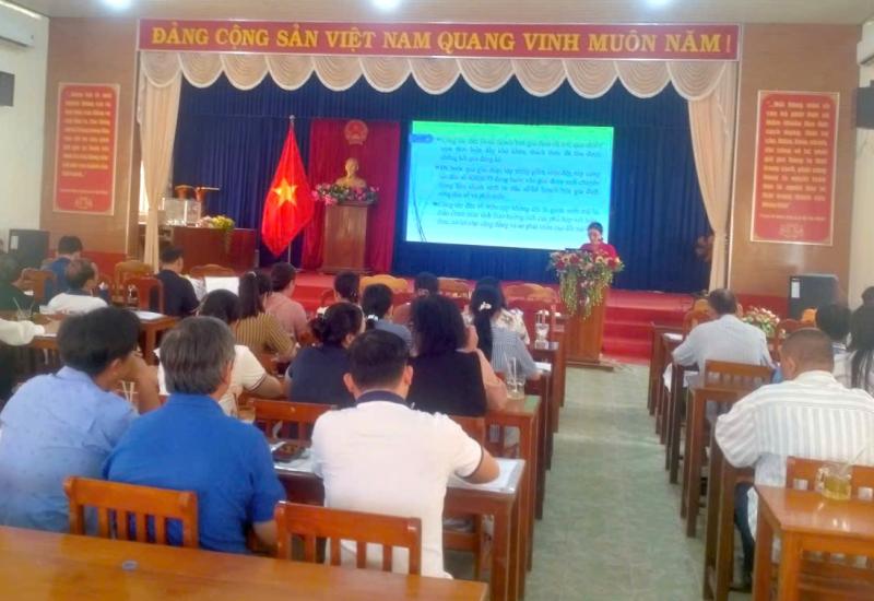 Nhơn Mỹ tập huấn chương trình bảo đảm mức sinh thay tế đến năm 2030