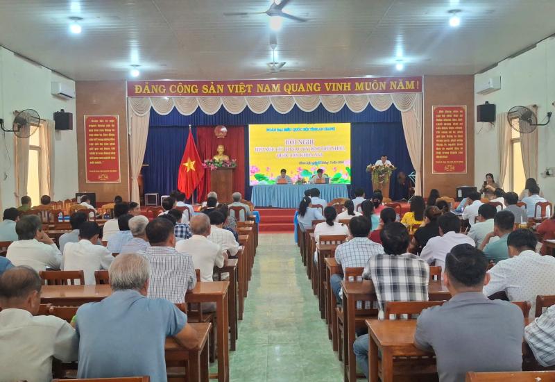 Đại biểu Quốc hội tỉnh An Giang tiếp xúc cử tri xã Nhơn Mỹ